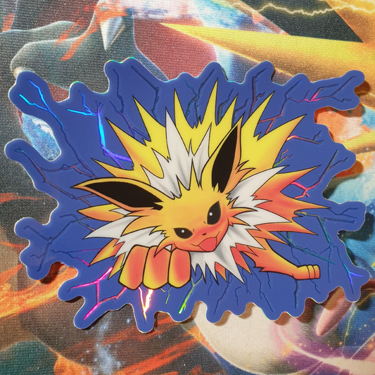 Premium Waterproof Eeveelution Holographic Sticker