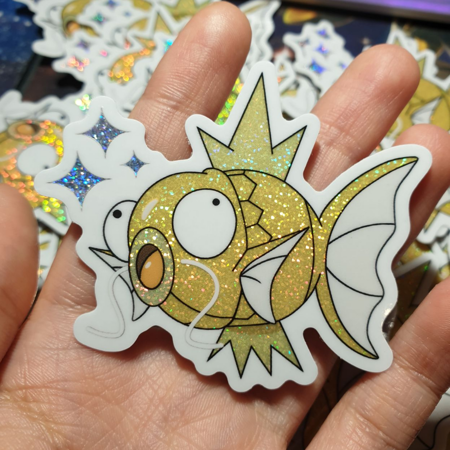 Premium Waterproof Shiny Magikarp Holographic Sticker